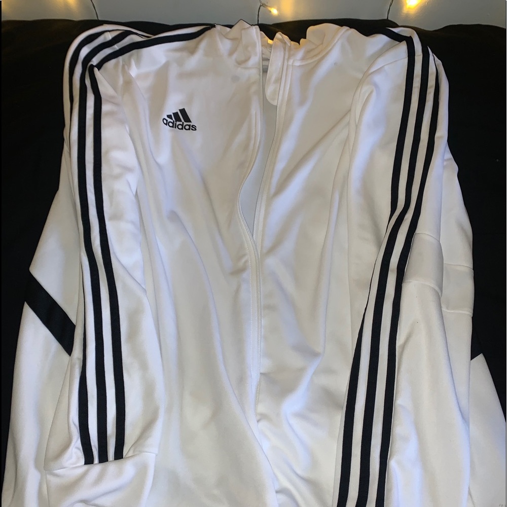 Adidas White & Black Jacket